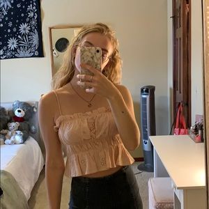 Pink tank top